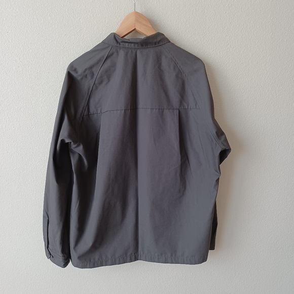 Mr. California Mens Zippered Lightweight Jacket Size Large Dk. Gray - Picture 7 of 12